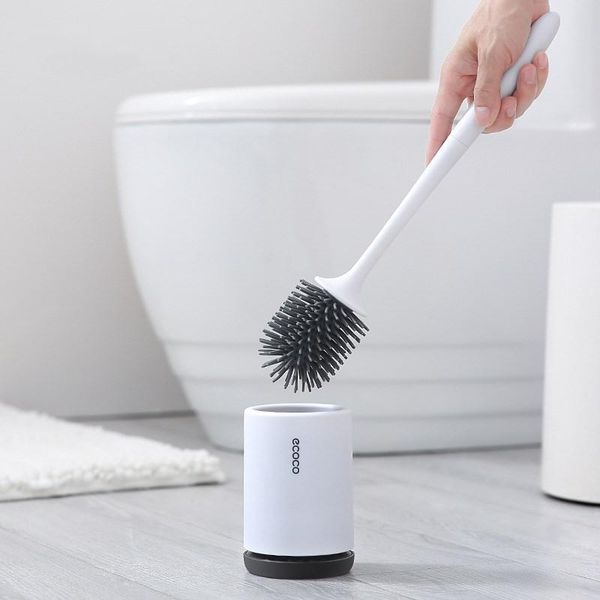 silicone toilet brush with toilet brush holder creative cleaning brush holder set cleaning tool durable bathroom
silicone toilet brush with toilet brush holder creative cleaning brush holder set cleaning tool durable bathroom