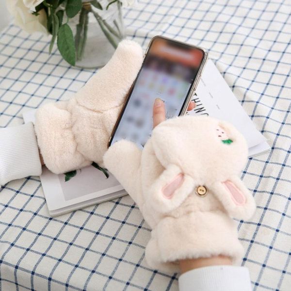 five fingers gloves winter women cartoon mittens warm soft fur knit flip half finger driving plush thick cute cat touch screen, Blue;gray
five fingers gloves winter women cartoon mittens warm soft fur knit flip half finger driving plush thick cute cat touch screen, Blue;gray