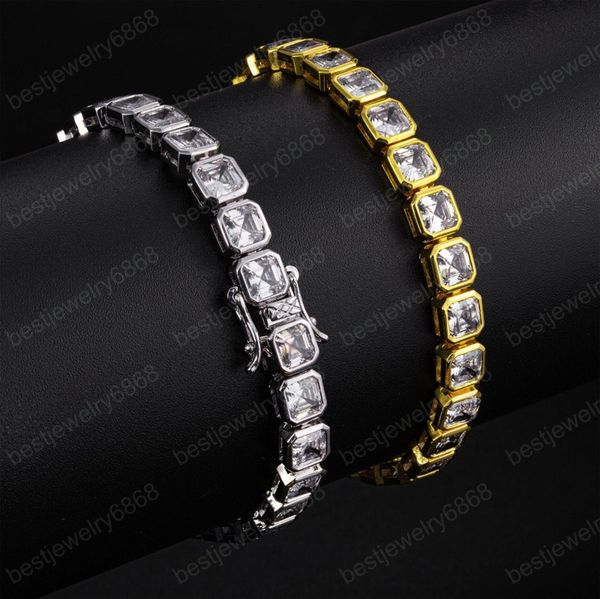 6mm 7/8/9inch gold silver color bling square cz tennis link chain bracelet for men women gift, Black
6mm 7/8/9inch gold silver color bling square cz tennis link chain bracelet for men women gift, Black