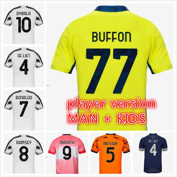 20 21 de ligt dybala soccer jerseys buffon kulusevski chiesa arthur 2020 2021 bonucci morata 4th men kids kit player version football shirt, Black;yellow
20 21 de ligt dybala soccer jerseys buffon kulusevski chiesa arthur 2020 2021 bonucci morata 4th men kids kit player version football shirt, Black;yellow
