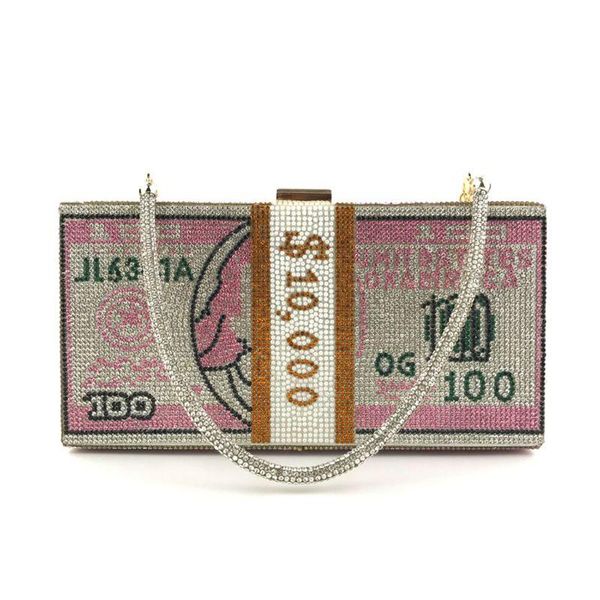 evening bags money clutch rhinestone purse 10000 dollars stack of cash handbags shoulder wedding dinner bag
evening bags money clutch rhinestone purse 10000 dollars stack of cash handbags shoulder wedding dinner bag