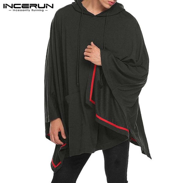 incerun mens leisure hoodies cloak cape fashion solid color sweatshirts casual long sleeve loose coats man pockets poncho s-5xl, Tan;black
incerun mens leisure hoodies cloak cape fashion solid color sweatshirts casual long sleeve loose coats man pockets poncho s-5xl, Tan;black