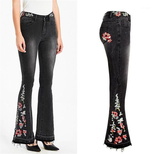 european heavy flower embroidery flares jeans woman elastic skinny jeans women denim pants female vintage trousers streetwear1, Blue
european heavy flower embroidery flares jeans woman elastic skinny jeans women denim pants female vintage trousers streetwear1, Blue