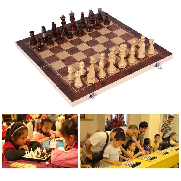 3 in 1 wooden international folding chess set board game educational toys travel portable backgammon checkers party chess game
3 in 1 wooden international folding chess set board game educational toys travel portable backgammon checkers party chess game