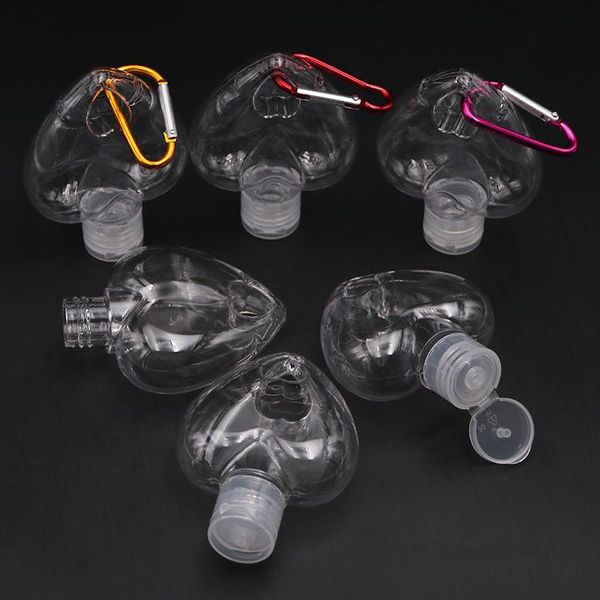storage bottles & jars 10pcs clear makeup empty-refillable-bottle keychain-carrier key-ring hand-sanitizer travel heart portable container 5
storage bottles & jars 10pcs clear makeup empty-refillable-bottle keychain-carrier key-ring hand-sanitizer travel heart portable container 5