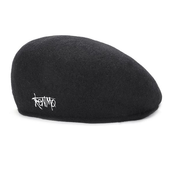 solid wool beret hat women flat caps casual winter female england style classic letter embroidery newsboys hats and cap, Blue;gray
solid wool beret hat women flat caps casual winter female england style classic letter embroidery newsboys hats and cap, Blue;gray