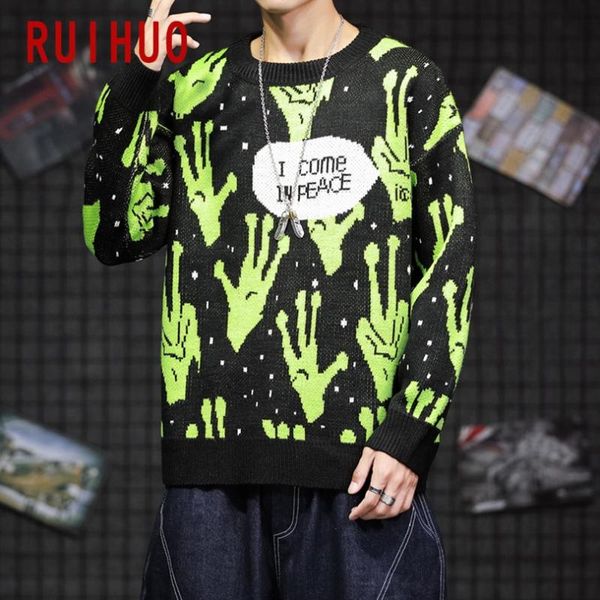 ruihuo print knitted sweater men clothing harajuku sweaters pullover men sweater fashion mens clothes -2xl 2020, White;black
ruihuo print knitted sweater men clothing harajuku sweaters pullover men sweater fashion mens clothes -2xl 2020, White;black