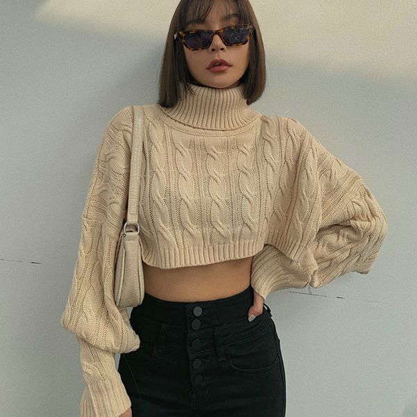 2021 new women's fashions cut large solid dimensions long female sleeve short knitting winter u2iv, White;black
2021 new women's fashions cut large solid dimensions long female sleeve short knitting winter u2iv, White;black