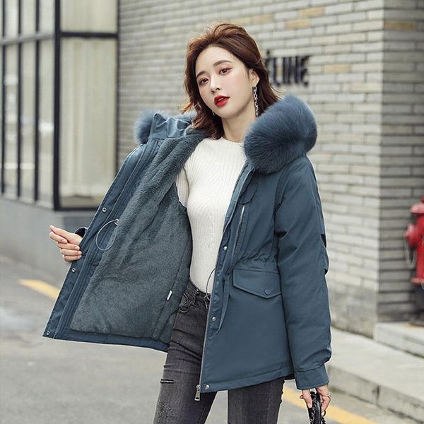 women's down & parkas winter parka 2021 long female jackets korean style slim for women embroidered cotton-padded jacket cotton coat, Black
women's down & parkas winter parka 2021 long female jackets korean style slim for women embroidered cotton-padded jacket cotton coat, Black