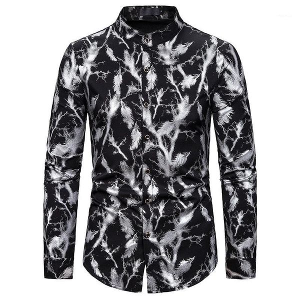 fashion long sleeve mandarin collar dress shirt men 2020 brand nightclub wedding tuxedo shirt mens party prom social shirts xxl1, White;black
fashion long sleeve mandarin collar dress shirt men 2020 brand nightclub wedding tuxedo shirt mens party prom social shirts xxl1, White;black