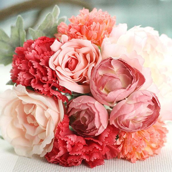 decorative flowers & wreaths 1set hybrid artificial wedding accessories holding gift flower bouquet room decor fake
decorative flowers & wreaths 1set hybrid artificial wedding accessories holding gift flower bouquet room decor fake