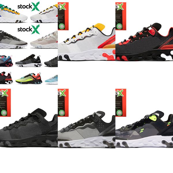 react new 2020 element 55 undercover 87 mens womens running shoes designer trainers triple black white sail bred olt racer pink trainers, White;red
react new 2020 element 55 undercover 87 mens womens running shoes designer trainers triple black white sail bred olt racer pink trainers, White;red