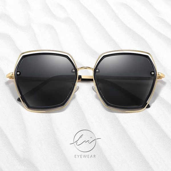 sunglasses lm 2021 women polarized double frame elegant series fashion design glasses female eyewear uv400 zonnebril dame, White;black
sunglasses lm 2021 women polarized double frame elegant series fashion design glasses female eyewear uv400 zonnebril dame, White;black