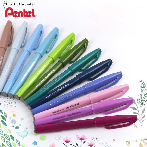 1pcs pentel touch color soft brush brush soft pen hand account greeting card ses15c practice word signature beauty pen copyboo1
1pcs pentel touch color soft brush brush soft pen hand account greeting card ses15c practice word signature beauty pen copyboo1