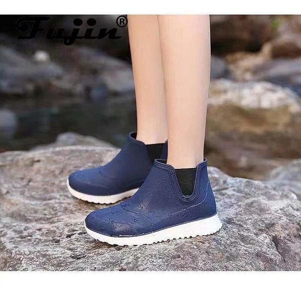 fujin women boots rain waterproof anti skid slip on rubber spring summer shoe rainboots plush winter rubber light weight durable, Black
fujin women boots rain waterproof anti skid slip on rubber spring summer shoe rainboots plush winter rubber light weight durable, Black