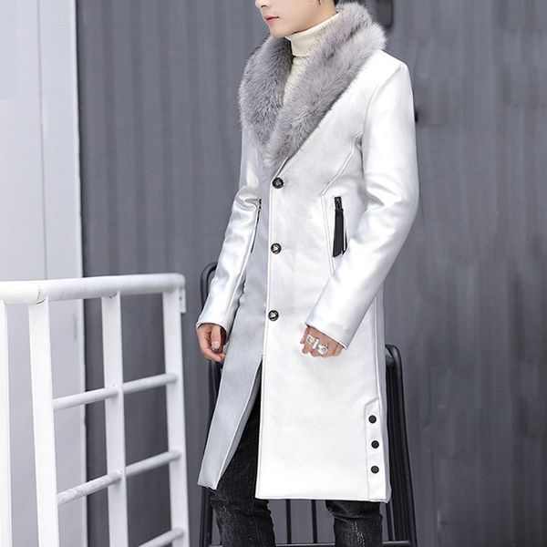 new winter 2020 blazer fur collar long section of men business casual leather jacket thick xxxxl zcwu, Black
new winter 2020 blazer fur collar long section of men business casual leather jacket thick xxxxl zcwu, Black