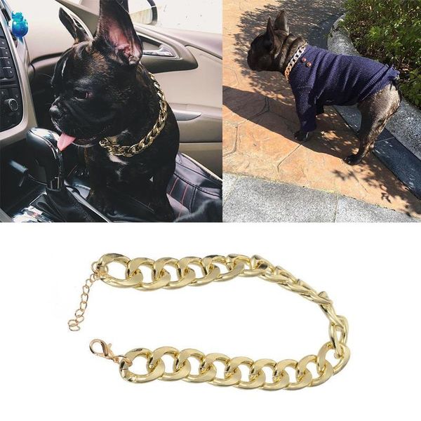 dog collars & leashes necklace collar thick gold chain gold-plated plastic identification safety puppies decorative supplies
dog collars & leashes necklace collar thick gold chain gold-plated plastic identification safety puppies decorative supplies