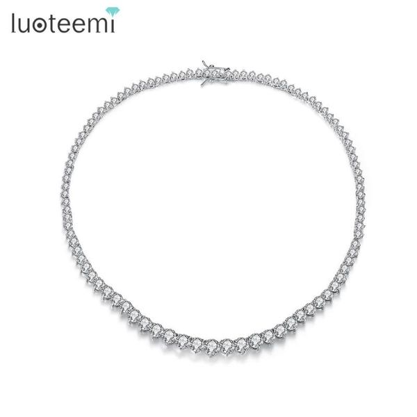 allakalo choker necklace clear cz stone exquisite fashion jewellery tennis chain accessories for women engagement birthday gifts, Golden;silver
allakalo choker necklace clear cz stone exquisite fashion jewellery tennis chain accessories for women engagement birthday gifts, Golden;silver