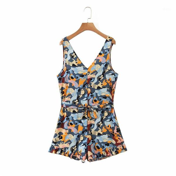 women's jumpsuits & rompers fashion beach style floral print summer sleeveless playsuits with belt women stylish cat short femme1, Black;white
women's jumpsuits & rompers fashion beach style floral print summer sleeveless playsuits with belt women stylish cat short femme1, Black;white