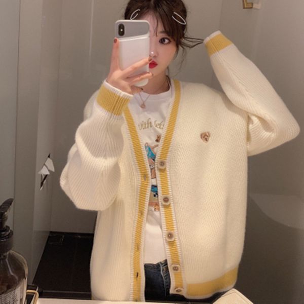 net red fashion pregnant t-shirt women's new fall / winter 2020 v-neck sweater loose cardigan maternity coat thick, White
net red fashion pregnant t-shirt women's new fall / winter 2020 v-neck sweater loose cardigan maternity coat thick, White