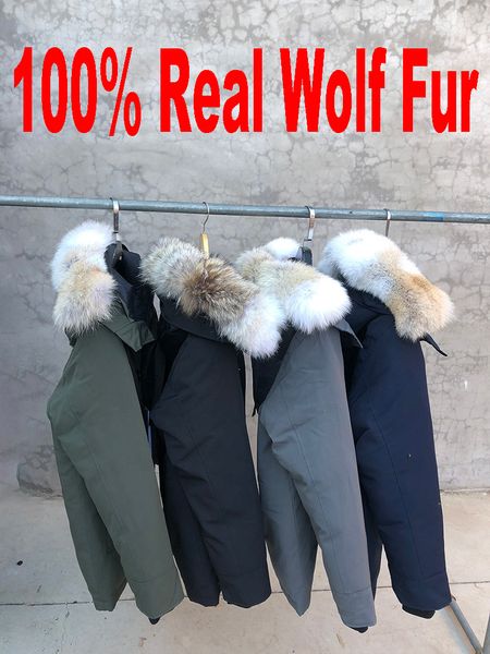 brand new mens real wolf coyote fur duck down thick winter warm coat canada usa style chateau parka keep warm -30 degree waterproof jacket, Black
brand new mens real wolf coyote fur duck down thick winter warm coat canada usa style chateau parka keep warm -30 degree waterproof jacket, Black