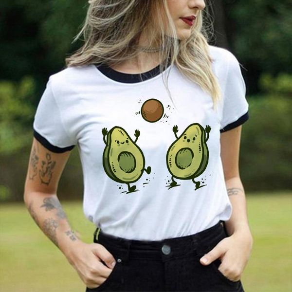 avocado vegan women t shirt ulzzang kawaii cartoon tshirt harajuku 90s graphic female short sleeve t shirt summer clothes, White
avocado vegan women t shirt ulzzang kawaii cartoon tshirt harajuku 90s graphic female short sleeve t shirt summer clothes, White