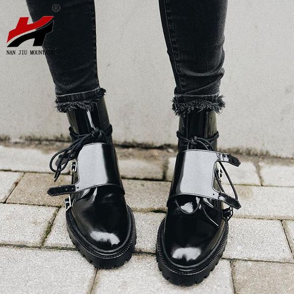 boots nan jiu mountain women leather autumn and winter flat ankles round head lace-up women's casual plus size, Black
boots nan jiu mountain women leather autumn and winter flat ankles round head lace-up women's casual plus size, Black