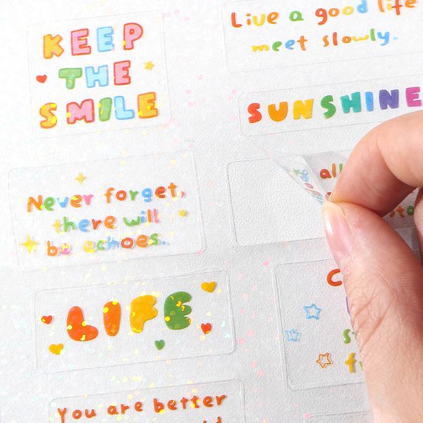 kawaii stickers pet decorative scrapbooking material cartoon letter sticker aesthetic planner korean stationery on notebook
kawaii stickers pet decorative scrapbooking material cartoon letter sticker aesthetic planner korean stationery on notebook