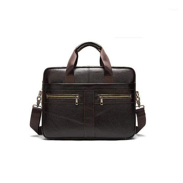 men's bag first layer cowhide briefcase genuine leather handbags man business tote document office portable lapshoulder bag1
men's bag first layer cowhide briefcase genuine leather handbags man business tote document office portable lapshoulder bag1