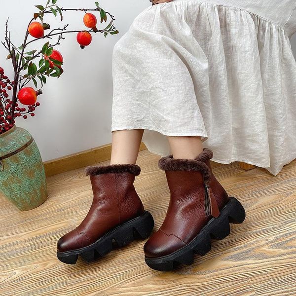 yourseason ladies winter genuine leather boots round toe wedges sewing casual concise platform women 2021 warm zip shoes1, Black
yourseason ladies winter genuine leather boots round toe wedges sewing casual concise platform women 2021 warm zip shoes1, Black