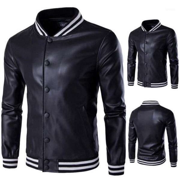mens jacket 2017 new arrive classic style motorcycling pu leather jackets men slim male motor jacket men's clothes1, Black
mens jacket 2017 new arrive classic style motorcycling pu leather jackets men slim male motor jacket men's clothes1, Black