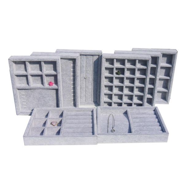 new gray velvet jewelry storage tray organizer ring earring bracelet necklace pendants tray case jewelry display holder, Pink;blue
new gray velvet jewelry storage tray organizer ring earring bracelet necklace pendants tray case jewelry display holder, Pink;blue
