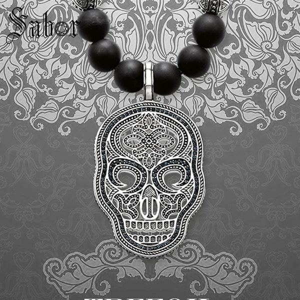 pendant necklaces long strand big necklace skull cross beads fashion silver color jewelry punk male gift for men women boy
pendant necklaces long strand big necklace skull cross beads fashion silver color jewelry punk male gift for men women boy