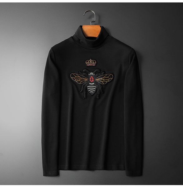 american european style 2020 new men's t-shirt in autumn and winter mercerised cotton stuffed half turtleneck high bott ti0a, White
american european style 2020 new men's t-shirt in autumn and winter mercerised cotton stuffed half turtleneck high bott ti0a, White