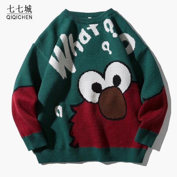 cartoon knitted sweater men hip hop streetwear sweater cute pullover women 2020 autumn winter japanese harajuku couple, White;black
cartoon knitted sweater men hip hop streetwear sweater cute pullover women 2020 autumn winter japanese harajuku couple, White;black