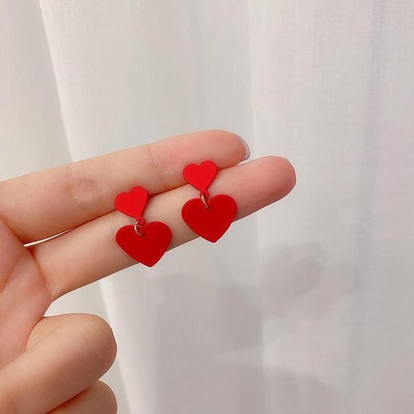 stud inssniyl korean metal elegant red love heart earrings for women cute boucle d'oreille party jewelry gifts, Golden;silver
stud inssniyl korean metal elegant red love heart earrings for women cute boucle d'oreille party jewelry gifts, Golden;silver