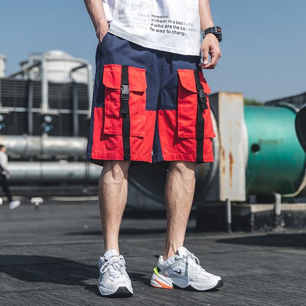 western novo kleur patchwork stijlvolle mannen cargo korte broek hip hop zomer mannelijke elastische taille casual shorts losse lint, White;black
western novo kleur patchwork stijlvolle mannen cargo korte broek hip hop zomer mannelijke elastische taille casual shorts losse lint, White;black