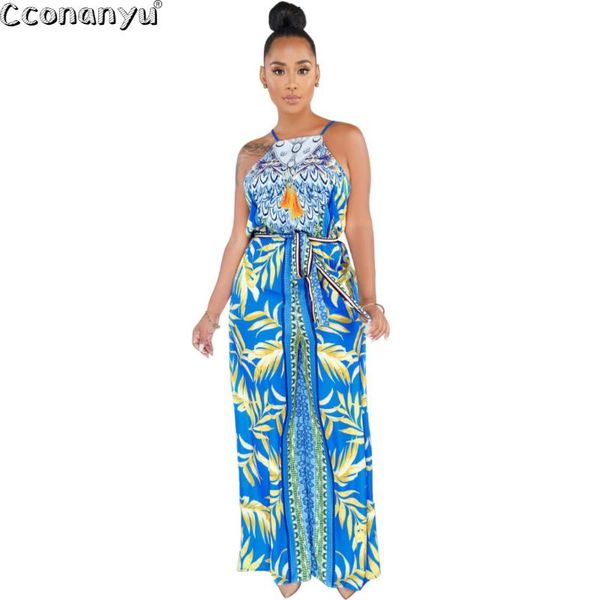 2020 summer sling jumpsuits style wide leg pants backless print fashion condole belt loose beach overalls, Black;white
2020 summer sling jumpsuits style wide leg pants backless print fashion condole belt loose beach overalls, Black;white