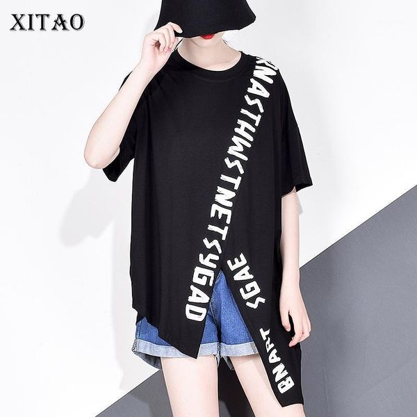 xitao irregular split letter print t shirt women clothes 2020 summer new pullover short sleeve match all casual tee xj48201, White
xitao irregular split letter print t shirt women clothes 2020 summer new pullover short sleeve match all casual tee xj48201, White
