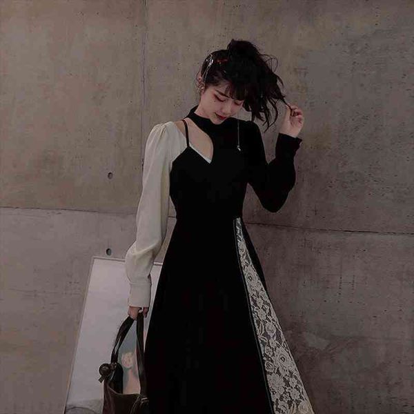 ins goth black dress gothic high waist long sleeve vintage lolita elegant party night female outwears princess pari, Black;gray
ins goth black dress gothic high waist long sleeve vintage lolita elegant party night female outwears princess pari, Black;gray