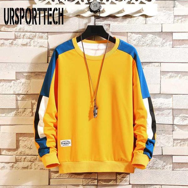 2020 new men hoodies casual solid splice pullover o-neck slim fit men's sportswear patchwork sweatshirt male hoody tracksuit1, Black
2020 new men hoodies casual solid splice pullover o-neck slim fit men's sportswear patchwork sweatshirt male hoody tracksuit1, Black