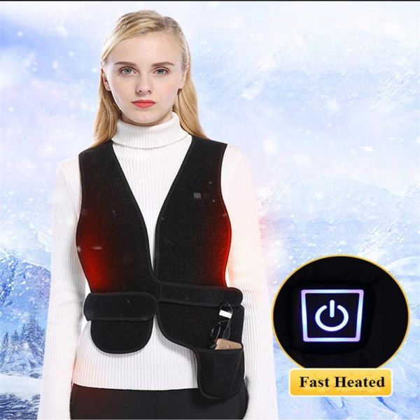 outdoor t-shirts 2021 electric heated vest washable usb charging cloth women jacket clothing winter hiking1, Gray;blue
outdoor t-shirts 2021 electric heated vest washable usb charging cloth women jacket clothing winter hiking1, Gray;blue