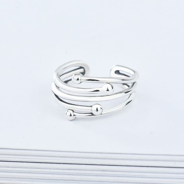 south korea's new s925 sterling silver multi-layer ring women's fashion adjustable open ring silver ring
south korea's new s925 sterling silver multi-layer ring women's fashion adjustable open ring silver ring