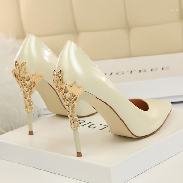 dress shoes brand spring fashion women high heels pumps designer metal pointed toe gold white wedding female prom shoes1, Black
dress shoes brand spring fashion women high heels pumps designer metal pointed toe gold white wedding female prom shoes1, Black