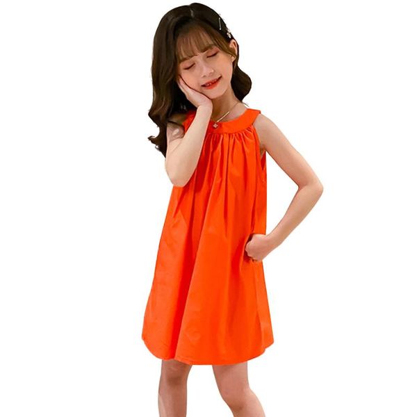 dress for girls solid color girls party dress kids summer child beach casual style kids costume 6 8 10 12 14, Red;yellow
dress for girls solid color girls party dress kids summer child beach casual style kids costume 6 8 10 12 14, Red;yellow