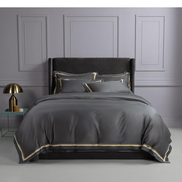 solid deep grey egyptian cotton bedding set 4pcs ultra soft breathable brief duvet cover set comforter bed sheet pillowcases
solid deep grey egyptian cotton bedding set 4pcs ultra soft breathable brief duvet cover set comforter bed sheet pillowcases