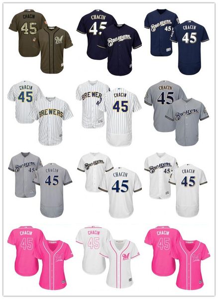custom milwaukee brewers leave name number 45 jhoulys chacin baseball jersey men women youth jerseys, Blue;black
custom milwaukee brewers leave name number 45 jhoulys chacin baseball jersey men women youth jerseys, Blue;black