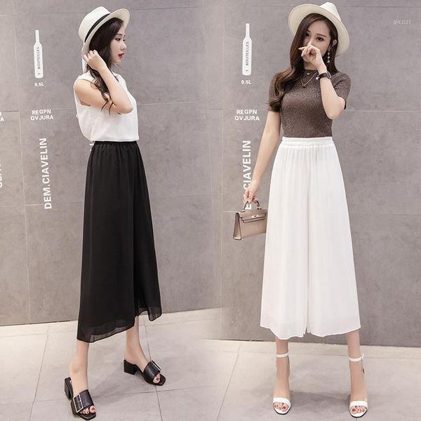 make summer with double-layer chiffon wide-legged pants female of tall waist trousers students show thin thin loose big yards ni1, Black;white
make summer with double-layer chiffon wide-legged pants female of tall waist trousers students show thin thin loose big yards ni1, Black;white