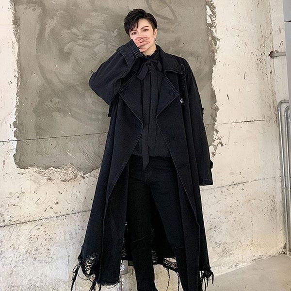 vintage fashion men streetwear hip hop loose long denim windbreaker jacket male hole punk gothic jean trench coat overcoat1, Tan;black
vintage fashion men streetwear hip hop loose long denim windbreaker jacket male hole punk gothic jean trench coat overcoat1, Tan;black