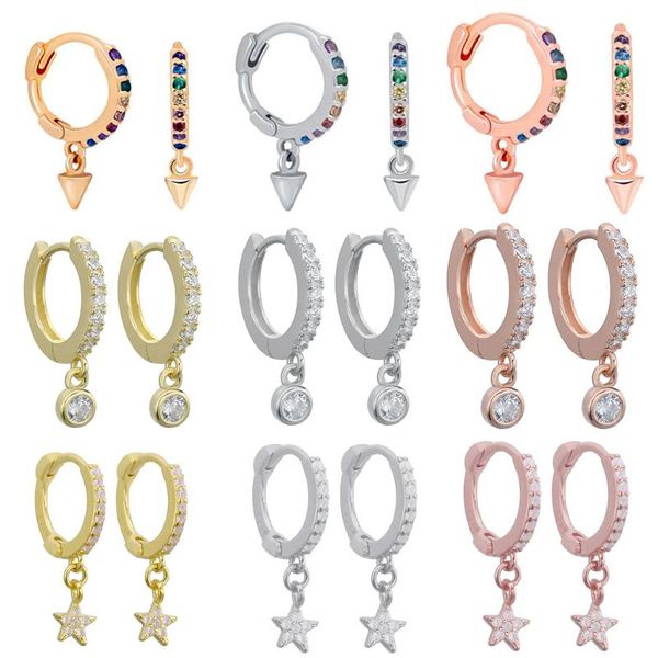 Slovecabin Authentic 925 Sterling Silver Star Dangle Huggies Drop Earrings With Clear CZ Women Classic 925 Wedding Jewelry Gift
Slovecabin Authentic 925 Sterling Silver Star Dangle Huggies Drop Earrings With Clear CZ Women Classic 925 Wedding Jewelry Gift